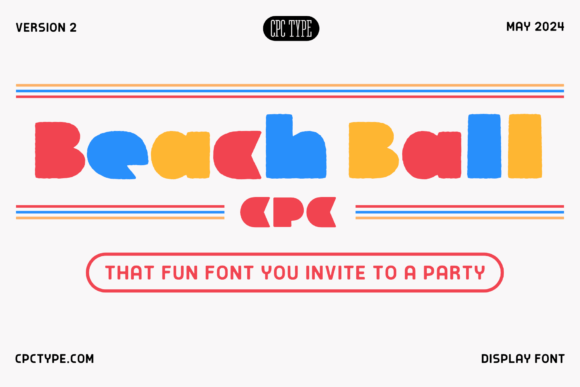 Beach Ball CPC Font