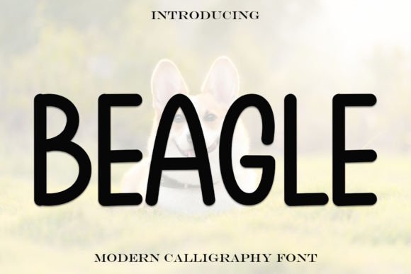 Beagle Handwritten Font for Crafters and Product Sellers