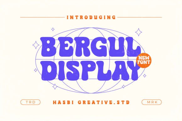 Bergul Display: A Retro Font for Modern Branding Needs