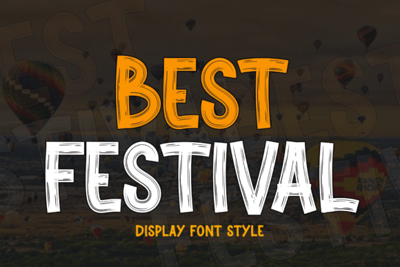 Best Festival Font: Modern Display Typeface for Branding and Social Media