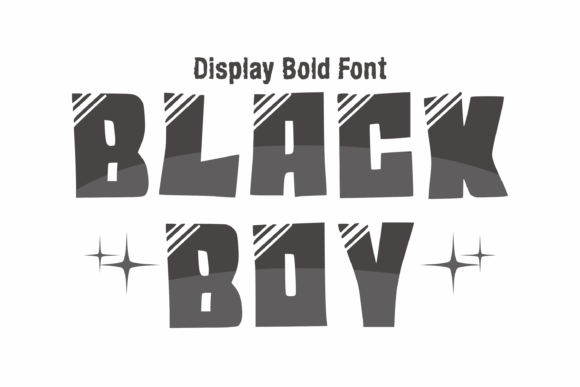Black Boy Display Font for Bold Brand Identity