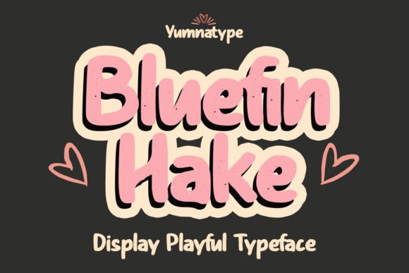 Bluefin Hake: A Playful Display Font for Modern Web Design