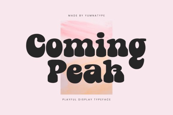 Coming Peak Display Font for Bold Campaign Headlines
