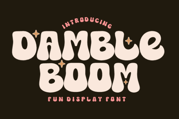Damble Boom Font for Business Branding