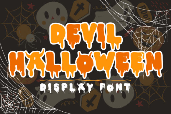 Devil Halloween Display Font Review for Campaign-Ready Typography