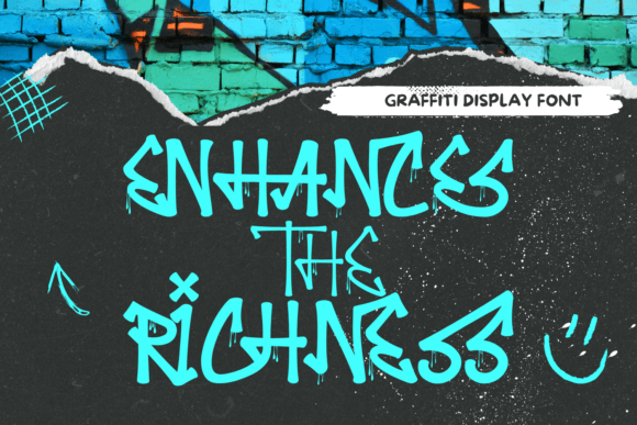 Enhances the Richness: A Graffiti Display Font for Marketers