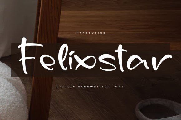 Felixstar: A Display Handwritten Font for Polished Branding