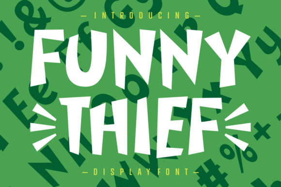 Funny Thief Font: Playful Typography for Creative Projects