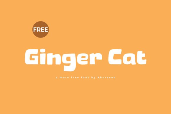 Ginger Cat Font for Creative Projects
