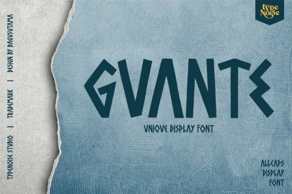 Guante Font for Editorial Design