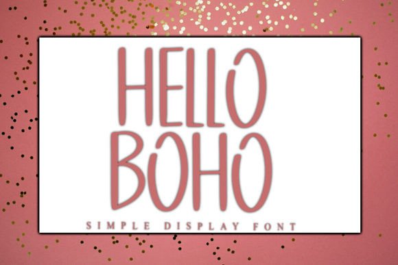 Hello Boho Display Font for Engaging Campaign Visuals