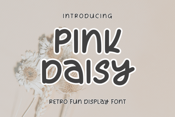 Pink Daisy Font for Creative Campaigns