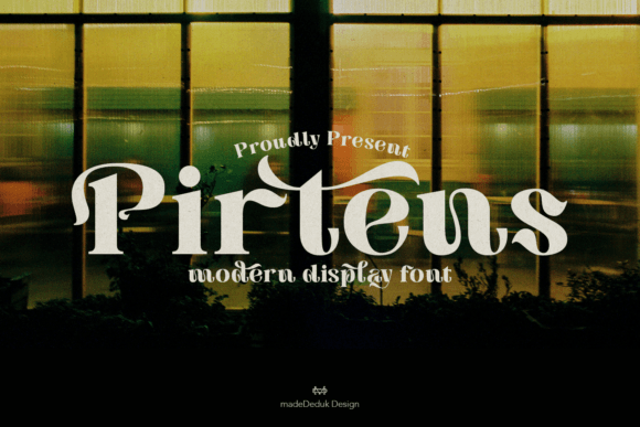 Pirtens: A Bold Display Font for Branding
