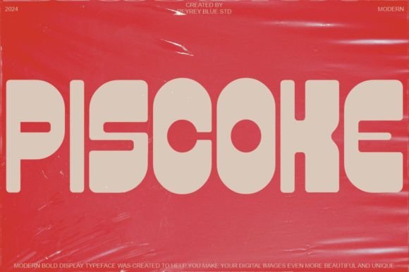 Piscoke Font for Professional Branding