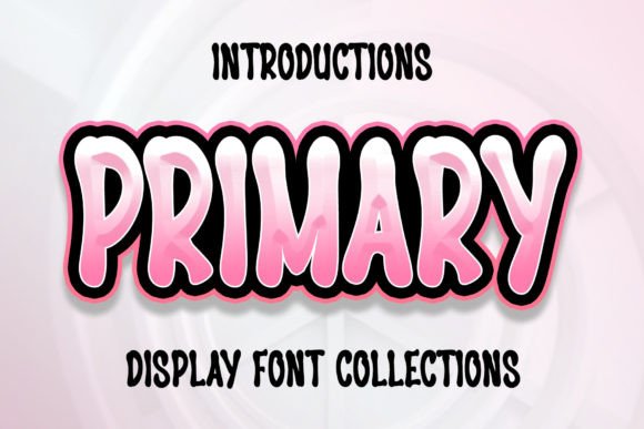 Primary Font: A Bold Display Typeface for Small Business Branding