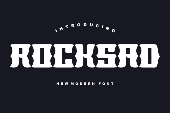 Rocksad Display Font for Web Designers and Digital Creators
