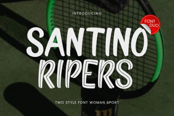 Santino Ripers: A Bold Display Font for Strong Branding