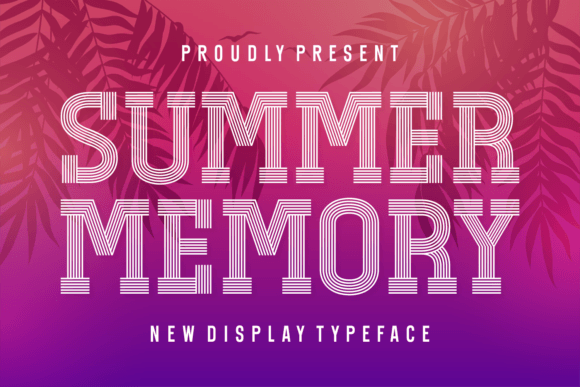 Summer Memory Font for Business Branding
