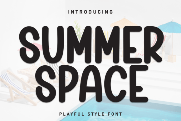 Summer Space Font for Bold Web Design