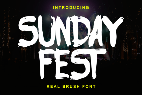 Sunday Fest Font for Creative Projects