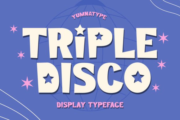 Triple Disco: A Bold Display Font for Editorial Design