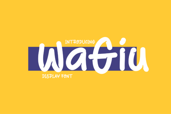 Wagiu: A Playful Font for Polished Branding