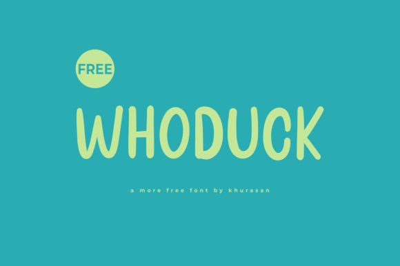 Whoduck Font for Creative Campaigns