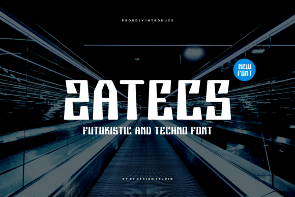 Zatecs: A Futuristic Display Font for Modern Web Design